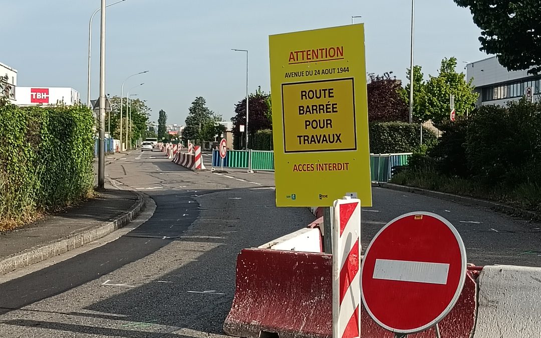 INFORMATION DEMARRAGE TRAVAUX AVENUE DU 24 AOUT 1944